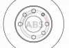 Тормозной диск перед. Astra/Combo/Corsa/Kadett/Nova (82-04) A.B.S. 15748 (фото 2)