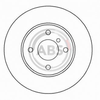 Тормозной диск E30/E34 87-96 (300x10) A.B.S. 15766 (фото 1)
