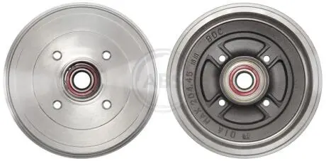 Тормозной барабан задн. Clio/Logan/Modus/Symbol/Twingo (62-14) A.B.S. 2828SC