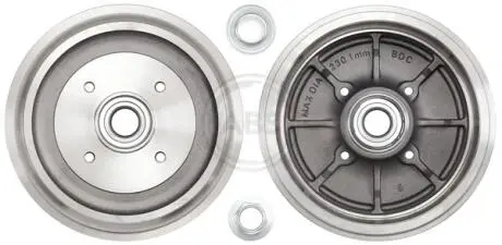 Тормозной барабан задн. 207/208/301/C3/C-Elysee (07-21) A.B.S. 3439SC