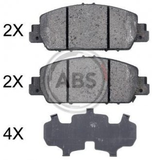 Тормозные колодки дисковые A.B.S. 35014 (фото 1)