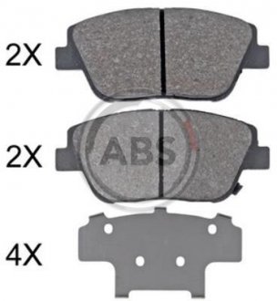 Тормозные колодки дисковые A.B.S. 35033 (фото 1)