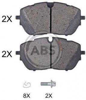 Гальмівні колодки дискові A.B.S. 35102