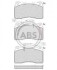 Тормозные колодки дисковые A.B.S. 37465 (фото 1)