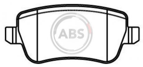 Тормозные колодки дисковые A.B.S. 37496 (фото 1)