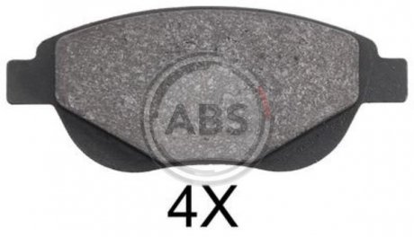 Тормозные колодки дисковые A.B.S. 37885