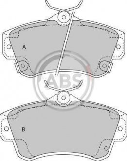 Гальмівні колодки дискові (1 к-т) A.B.S. 38841