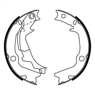 Тормозные колодки барабанные ABE C00526ABE