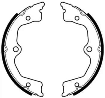 Тормозные колодки барабанные ABE C04024ABE