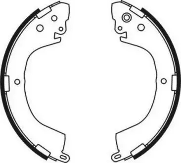 Колодки гальмівні барабанні ABE C05058ABE