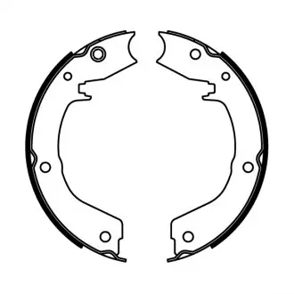 Тормозные колодки барабанные ABE C05061ABE