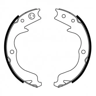 Колодки ручного (стояночного) тормоза ABE C07013ABE