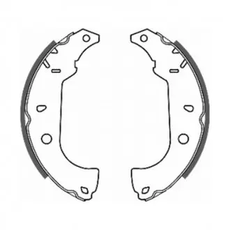 Колодки гальмівні барабанні ABE C0F004ABE