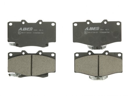 Тормозные колодки комплект ABE C12089ABE (фото 1)
