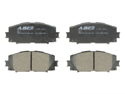 Тормозные колодки комплект ABE C12113ABE (фото 1)