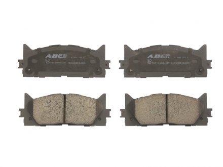 Колодки гальмівні дискові передні, lexus es; toyota avalon, camry 05- ABE C12120ABE