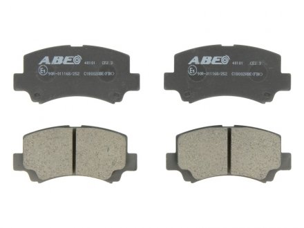 Тормозные колодки комплект ABE C18002ABE (фото 1)