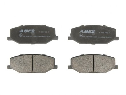Тормозные колодки комплект ABE C18003ABE (фото 1)