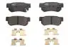 Комплект гальмівних колодок задн, HYUNDAI ELANTRA III, ELANTRA IV, ELANTRA V, GETZ, GRANDEUR, HIGHWAY, I30, MATRIX, S, SANTA F? I, SONATA III, SONATA IV, SONATA V, SONATA VI 1.1-3.8 03.90- ABE C20510ABE-P (45022TR0E51, 4841321A10, 4841305100) (фото 1)