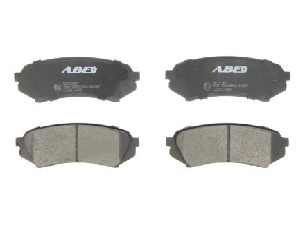 Тормозные колодки комплект (задние) ABE C22017ABE (фото 1)
