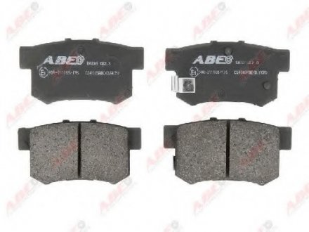 Колодки гальмівні дискові задні, комплект ABE C24005ABE (фото 1)