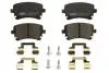 Комплект гальмiвних колодок задн AUDI A3 A4 B6 A4 B7 A6 ALLROAD C6 A6 C5 A6 C6 A8 D3 BENTLEY CONTINENTAL CONTINENTAL FLYING SPUR VW CALIFORNIA T5 CAMPER 1.8-6.0ALK 05.01- ABE C2A004ABEP (3D0615231, 4B3698451B, 4B3698451) (фото 1)