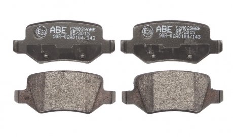 Тормозные колодки задние, a-class 04-12, b-class ABE C2M029ABE (фото 1)