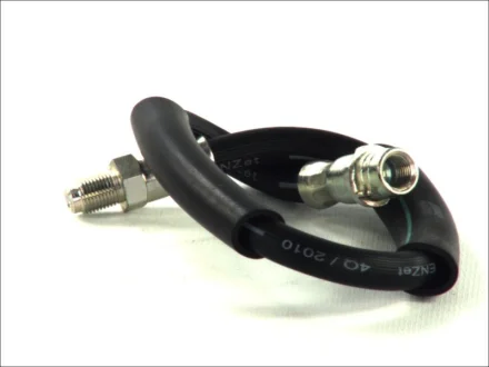 Гальмівний шланг гнучкий задн Лів/Прав (довжина 385мм, M10x1/M10x1) VOLVO C30, C70 II, S40 II, V50 MAZDA 3, 5 1.3-2.5 10.03- ABE C80722ABE