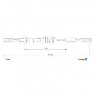 Трос сцепления audi ADRIAUTO 03.0119