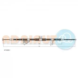 Трос гальмівний citroen/mitsubishi/peugeot c-crosser/outlander/4007 r rh "2,0-3,0 "06>> ADRIAUTO 0702061