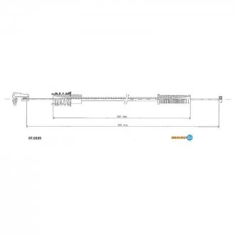 Тросик акселератора ADRIAUTO 07.0335