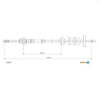 Тросик сцепления ADRIAUTO 1101131