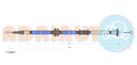 Тросик стояночного тормоза ADRIAUTO 11.0286.1