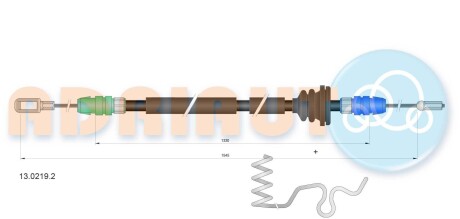 Трос ручного гальма ADRIAUTO 13.0219.2
