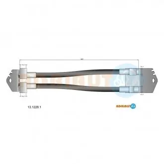 Шланг тормозной задний внут. (лев/прав) transit 00- ADRIAUTO 13.1228.1