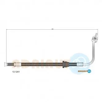 Шланг тормозной задний левый escort/orion 90- ADRIAUTO 13.1241
