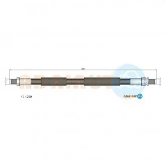 Шланг тормозной заднийka -09/98 ADRIAUTO 13.1259