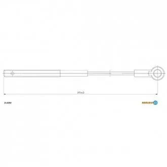 Тросик ручн.тормоза передн. niva ADRIAUTO 210202