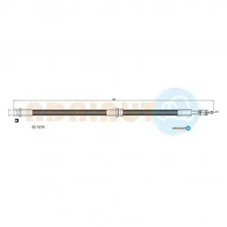 Шланг тормозной передний 626 -91 ADRIAUTO 22.1210