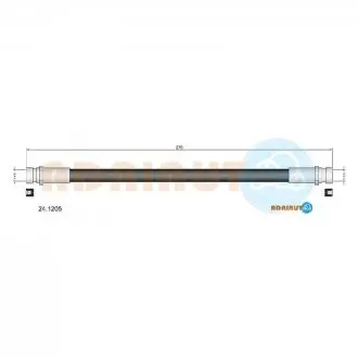 Шланг тормозной задний lancer,l300,space wagon ADRIAUTO 24.1205