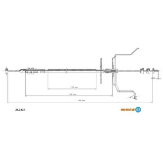 Тросик акселератора ADRIAUTO 28.0303