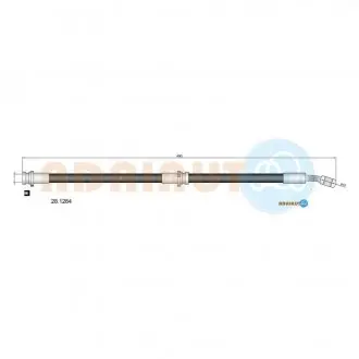 Шланг тормозной передний лев. almera -00 ADRIAUTO 28.1284
