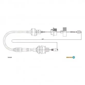 Тросик сцепления ADRIAUTO 35.0129