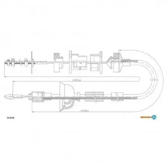 Трос сцепления 405 ADRIAUTO 35.0130