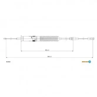 Трос сцепления golf gti-jetta gli 86- (837/458+65) ADRIAUTO 55.0152