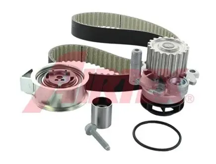 AUDI К-т ГРМ (помпа + ремень + 2 ролика) A3 (8L1) 1.9 TDI 00-03, A4 B6 (8E2) 1.9 TDI 00-04, A6 C5 (4B2) 1.9 TDI 01-05, SEAT TOLEDO II (1M2) 1.9 TDI 00-04, SKODA OCTAVIA I Combi 1.9 TDI 00-06, VW GOLF IV 1.9 TDI 98-01 AIRTEX WPK-199805