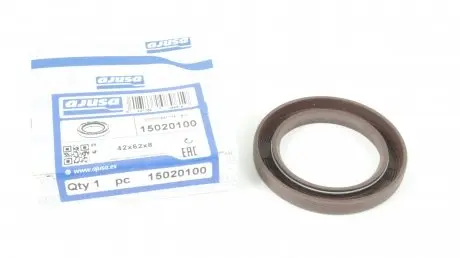 Сальник коленвала, (переднй) berlingo 1.9 d (42x62x7) AJUSA 15020100