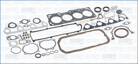 KIA Повний комплект прокладок двигуна SPORTAGE (K00) 2.0 TD 4WD 97-03, MAZDA 626 IV (GE) 2.0 D -97, SUZUKI GRAND VITARA I 2.0 TD 4x4 98-03 AJUSA 50163200