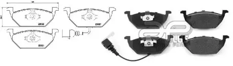 Тормозные колодки APPLUS 71134AAP