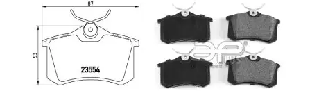 Тормозные колодки APPLUS 71210AAP